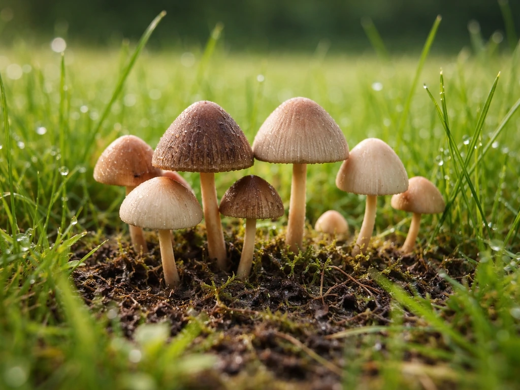 Gras paddestoelen in je gazon: wat te doen en oorzaken