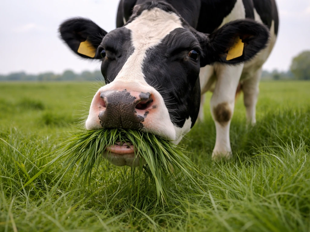 Koe eet gras: wat is normaal, risico’s en bescherming